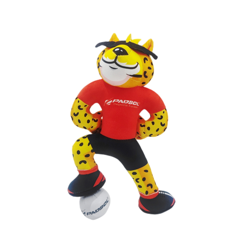 بازی فوتبال پلنگ World Up Figure مخمل دار نرم اسباب بازی جایزه سفارشی