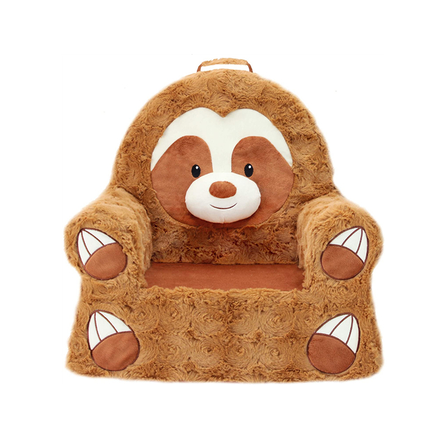 Bentuk hewan diisi spons lembut Soft Plush Kids Chair Sofa