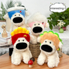 Boneka Mainan Anjing Kartun Boneka Mewah Kustom untuk Hadiah Anak