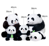Almofada de boneca de brinquedo de panda de pel&uacute;cia com design personalizado