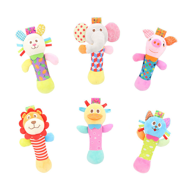 EN71 Baby Spielzeug Custom Plüsch gefüllt Cartoon Tiergell Hand Stiick