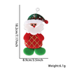 Classic wholesale Plush ຕົ້ນໄມ້ວັນຄຣິດສະມາດຕົກແຕ່ງ Flannelette Pendant