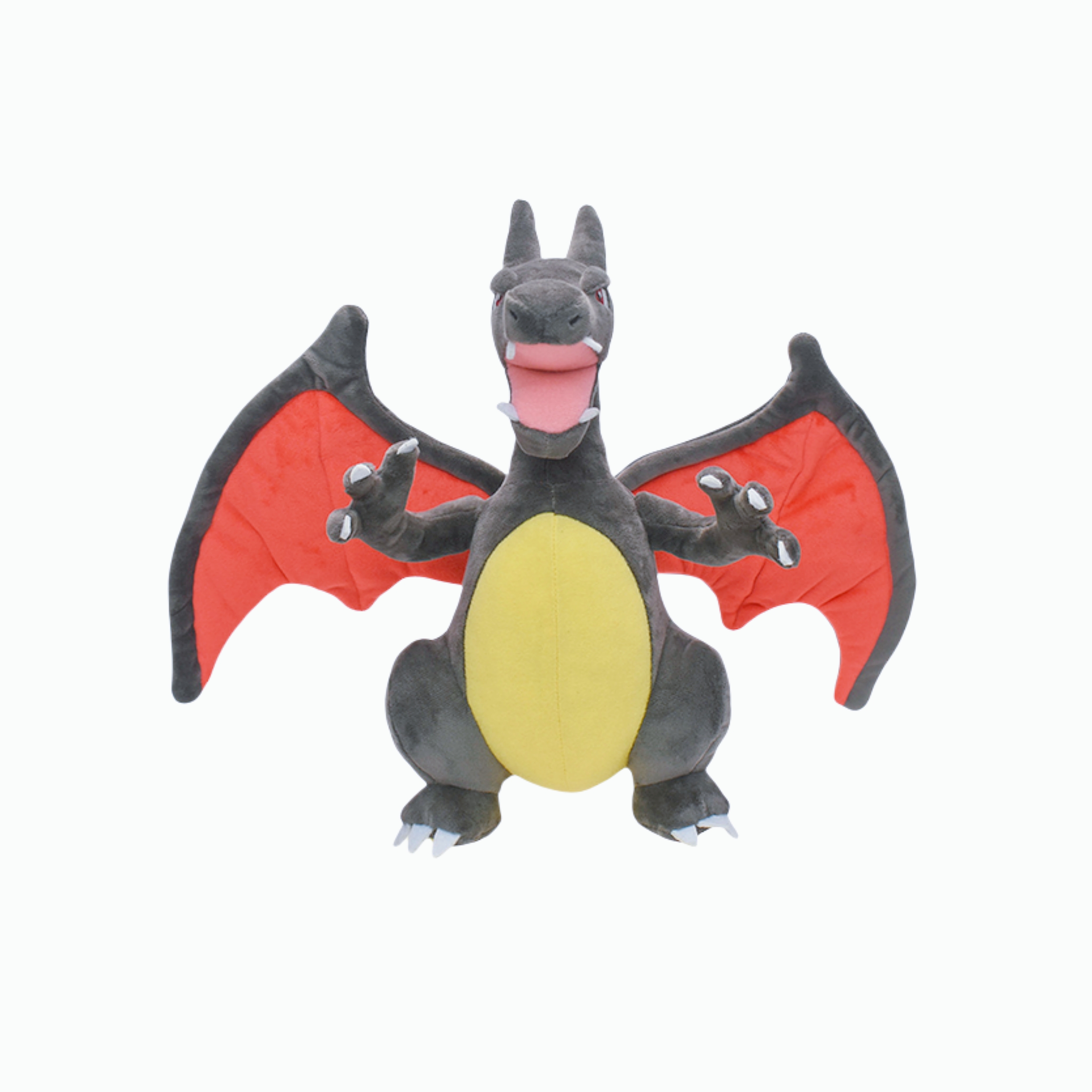 Charizard Plush Doll ለስላሳ አሻንጉሊት የተሞላ የእንስሳት ቴዲ ስፒትፋይር Dragon Plush Toy