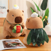 Capybara လက်ကား Plush တိရိစ္ဆာန်လက်ဆောင် Mascot နူးညံ့သောစိတ်ကြိုက်ကစားစရာများ