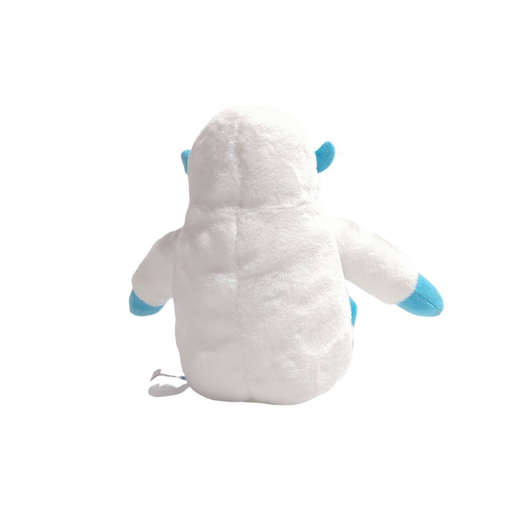 Brinquedo personalizado de pel&uacute;cia macio branco Qualitty Yeti fofo
