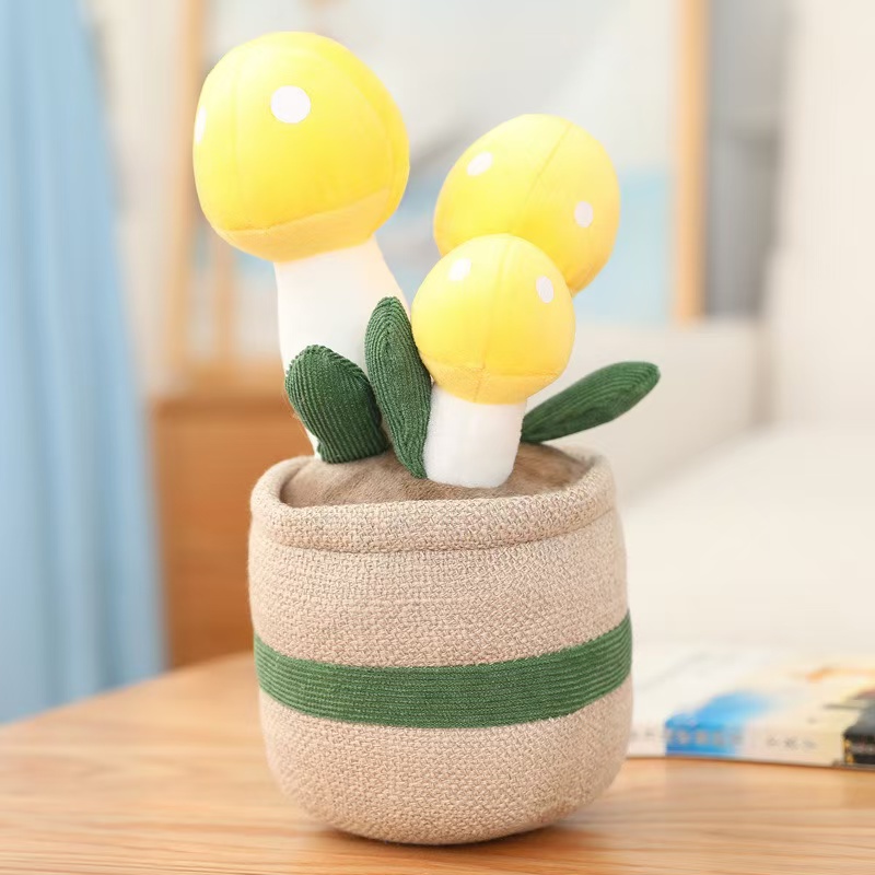 Ins Table Plush t&auml;idisega multifilmi seente potitaimed m&auml;nguasi