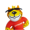 بازی فوتبال پلنگ World Up Figure مخمل دار نرم اسباب بازی جایزه سفارشی