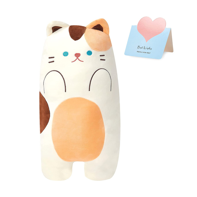 COZY CUZY CATS CATS DUKE Kukulla e butë e mbushur me lodër prej pelushi hedh jastëk për fëmijë