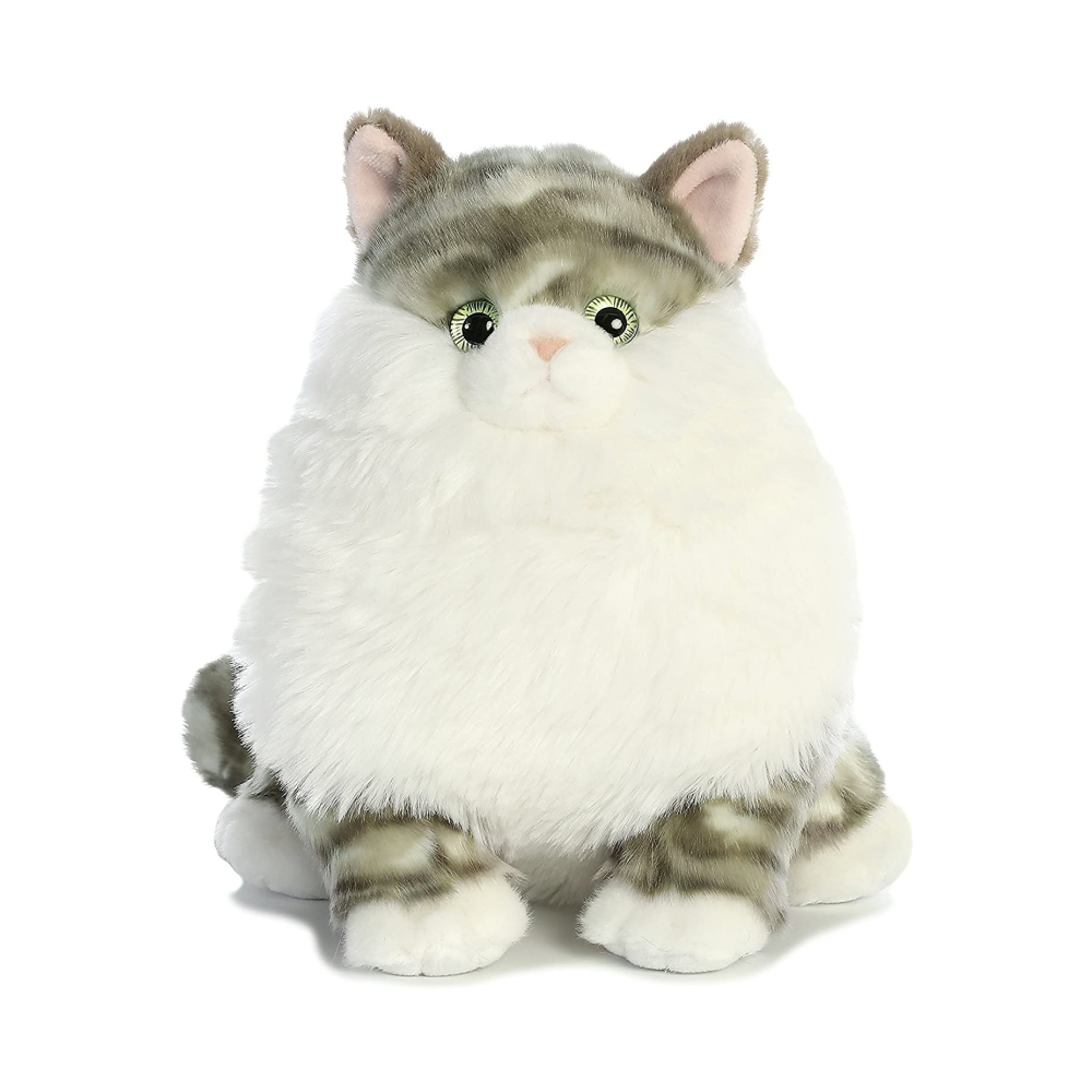 World Fat Cats Kitty Round Chabby Soft Fluffy OEM Plush Toy Animal