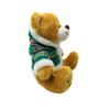 Bambola giocattolo di Natale con orsacchiotto di cartone animato CE farcito di peluche personalizzato in fabbrica