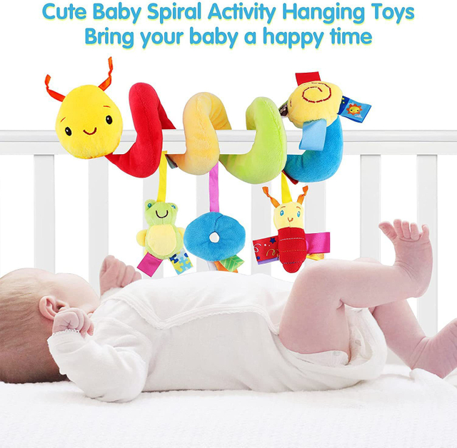 Custom Ferahus Ruffered infantem lectum toy bruchus tinnitus charta puer ridiculam interactive toy