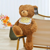 B&aacute;n bu&ocirc;n đồ chơi trẻ em Plush Soft Furry Teddy Bear Doll Quần &aacute;o t&ugrave;y chỉnh