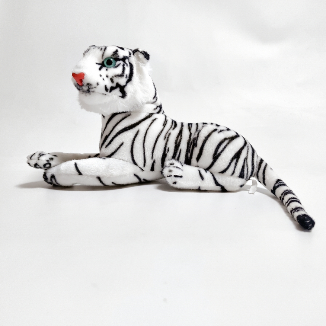 လက်တွေ့ဆန်သော Soft Plush Tiger တိရစ္ဆာန်စိတ်ကြိုက် Mascot စက်ရုံ လက်ကားတိရစ္ဆာန်ရုံ ပန်းခြံကစားစရာများ