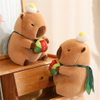 Capybara လက်ကား Plush တိရစ္ဆာန်လက်ဆောင် Mascot ပျော့ပျောင်းသောစိတ်ကြိုက်ကစားစရာများ