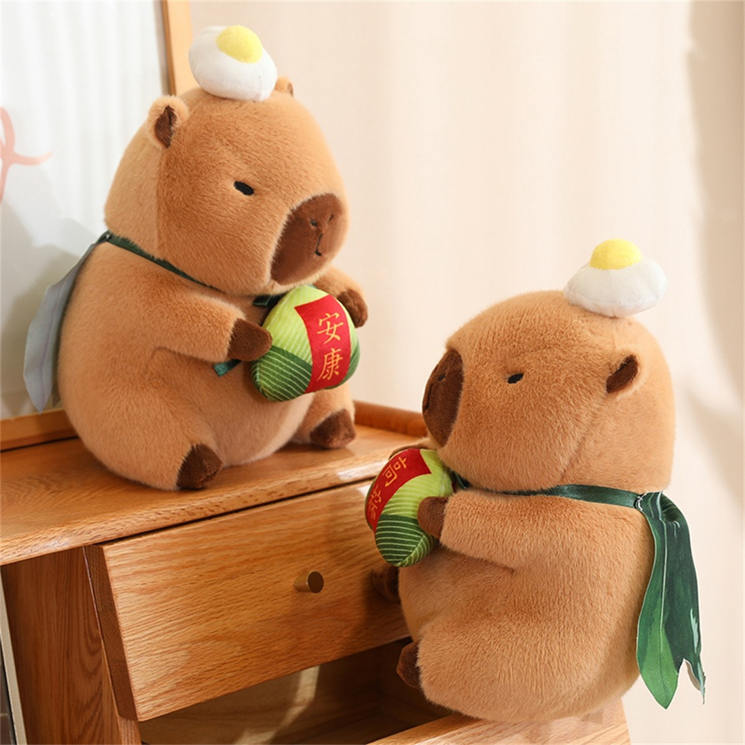 Capybara လက်ကား Plush တိရိစ္ဆာန်လက်ဆောင် Mascot နူးညံ့သောစိတ်ကြိုက်ကစားစရာများ