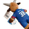 Game sportivo di peluche di capra morbido per la mascotte animale permanente per animali