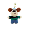Sagte honde nuwe pak mini opgestopte sagte dier pop speelgoed oulike CE sleutelhanger