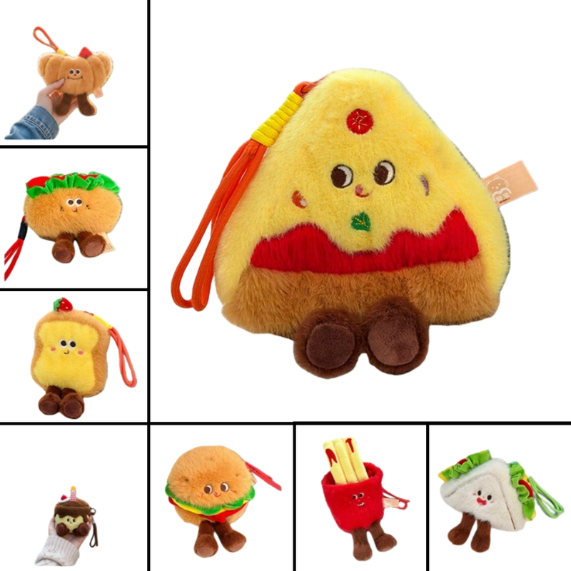 Neues benutzerdefiniertes Spielzeug-Widget aus der Cartoon-Food-Serie aus Pl&uuml;sch
