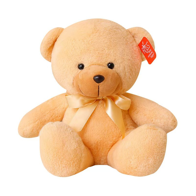 ຂາຍສົ່ງ Plush Stuffed ສີທີ່ກໍາຫນົດເອງ Cute Teddy Bear Toy Doll