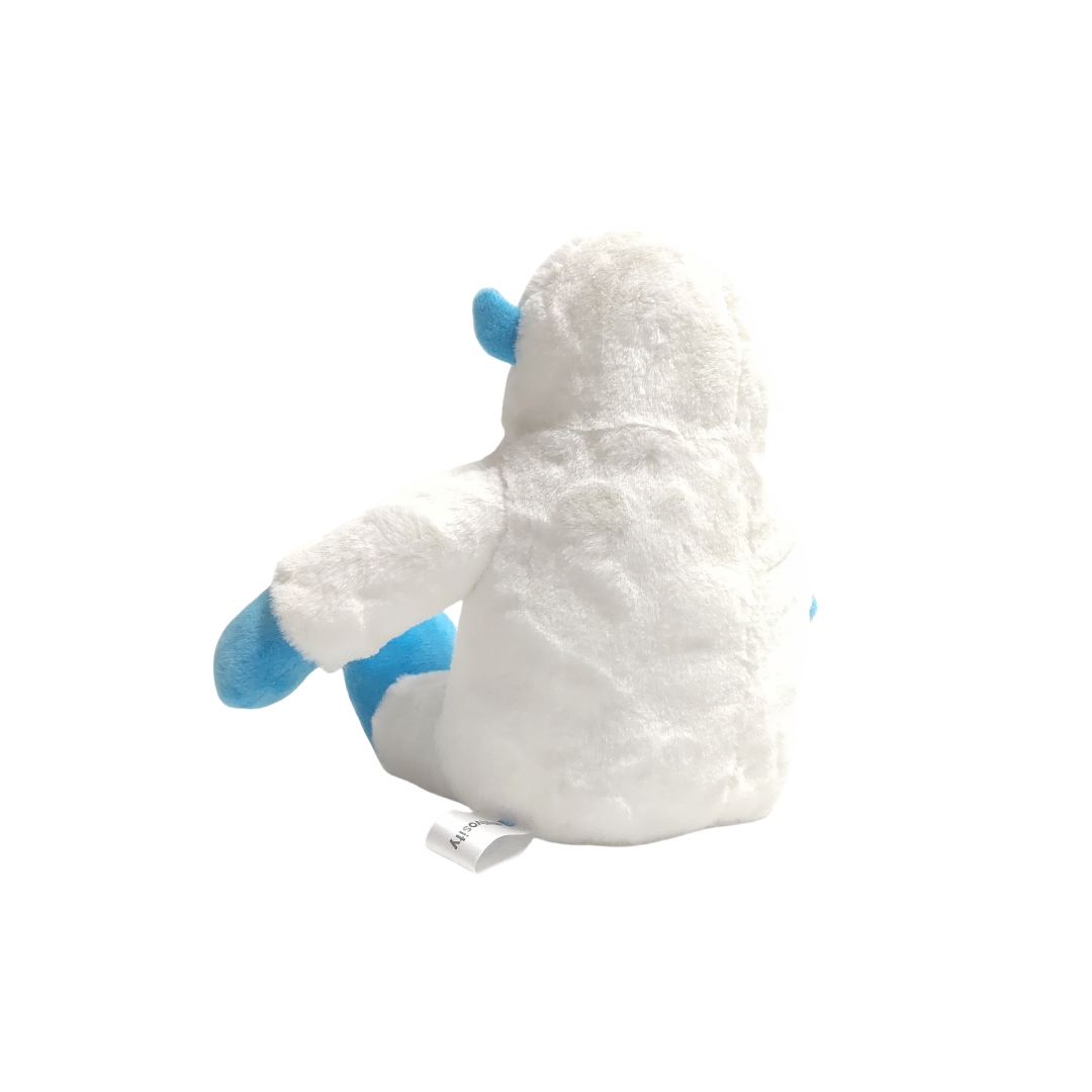 Brinquedo personalizado de pel&uacute;cia macio branco Qualitty Yeti fofo