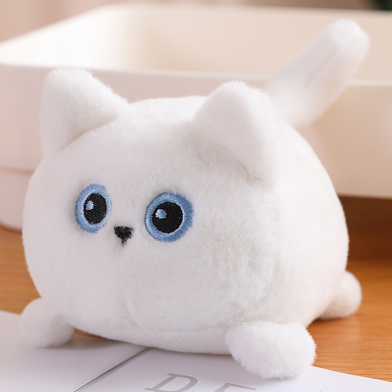 Mu&ntilde;eca animal suave y esponjosa rellena felpa personalizada del gato del juguete que menea la cola