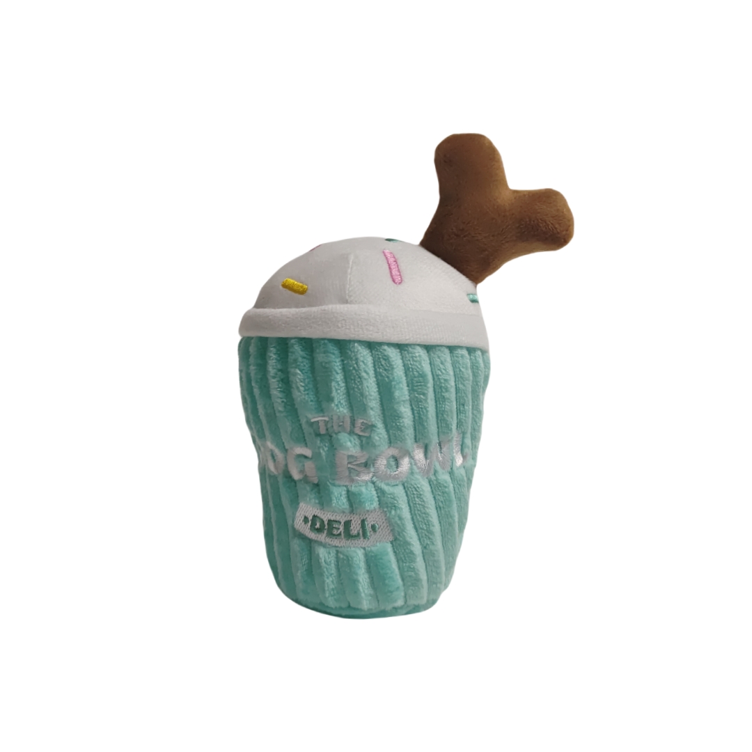 Juguetes masticables al por mayor del perro del regalo suave del animal dom&eacute;stico de la felpa de encargo de la f&aacute;brica de la magdalena