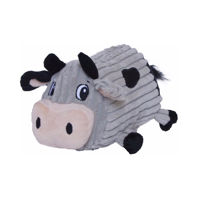 Grey Leach Cow Animal Plush Custom Custore Angros, jucărie scârțâitoare