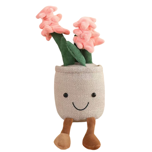 Hadiah Liburan Kartun Boneka Kartun Lucu Dekorasi Mainan Hyacinth