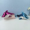 Custom na Birthday Gift Plush Stuffed Bright Shark Toy para sa mga Bata