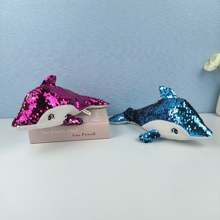 Custom na Birthday Gift Plush Stuffed Bright Shark Toy para sa mga Bata