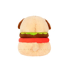 Creative Plush Stuffed Cartoon Cute Hamburger Dog Toy Doll