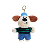Sagte honde nuwe pak mini opgestopte sagte dier pop speelgoed oulike CE sleutelhanger