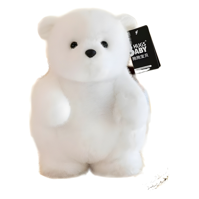 Sea World Păpușă de jucărie cu urs polar, umplută cu pluș