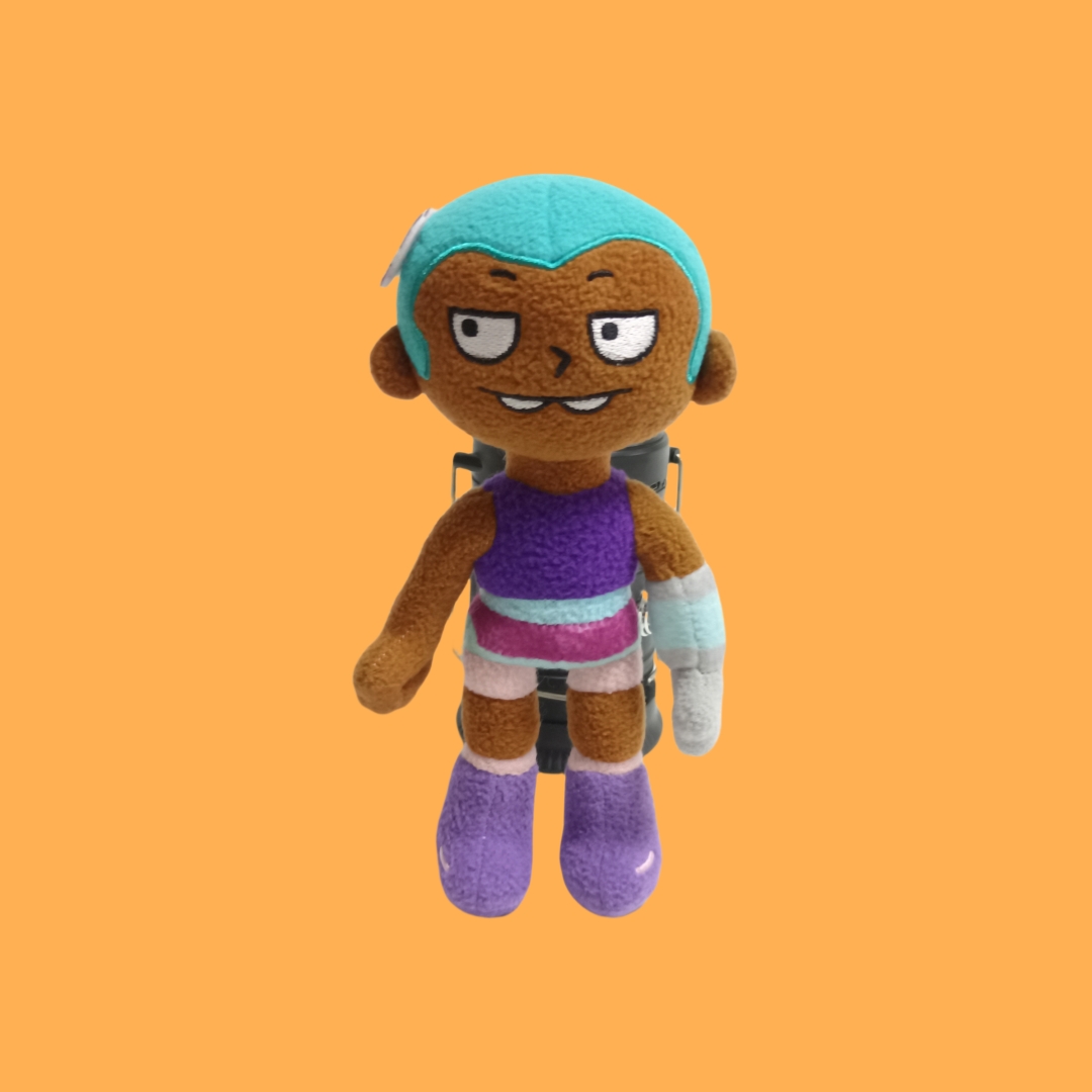 ECHO Brown Girl Doll Custom Plys videospil fyldt gaveleget&oslash;j