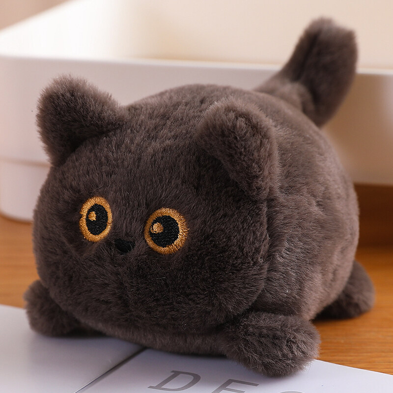 Mu&ntilde;eca animal suave y esponjosa rellena felpa personalizada del gato del juguete que menea la cola