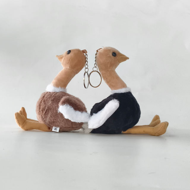 Pštros&iacute; plyšov&yacute; m&auml;kučk&yacute; chlpat&yacute; maskot B&aacute;bika na mieru, plyšov&eacute; zvieratk&aacute; Veľkoobchod s darčekov&yacute;mi hračkami