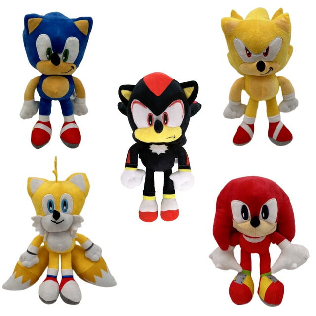 Sonic Plush коллекциясы жұмсақ мультфильмдер маскотының құрамында толтырылған қуыршақ сыйлықтары