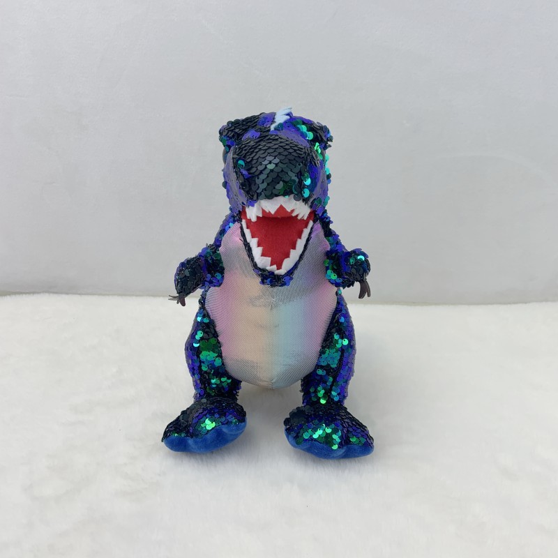 Party Dekorasyon Plush Stuffed Reflective Cool Tyrannosaurus Rex Toy Gift