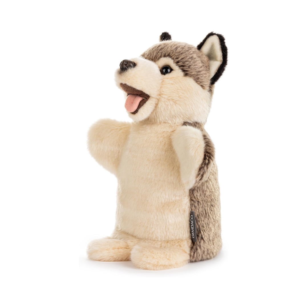 Animalcraft Mac T&iacute;re Liath Stuffed Plush Bronntanais Leanbh Puip&eacute;ad L&aacute;imhe Br&eacute;ag&aacute;n