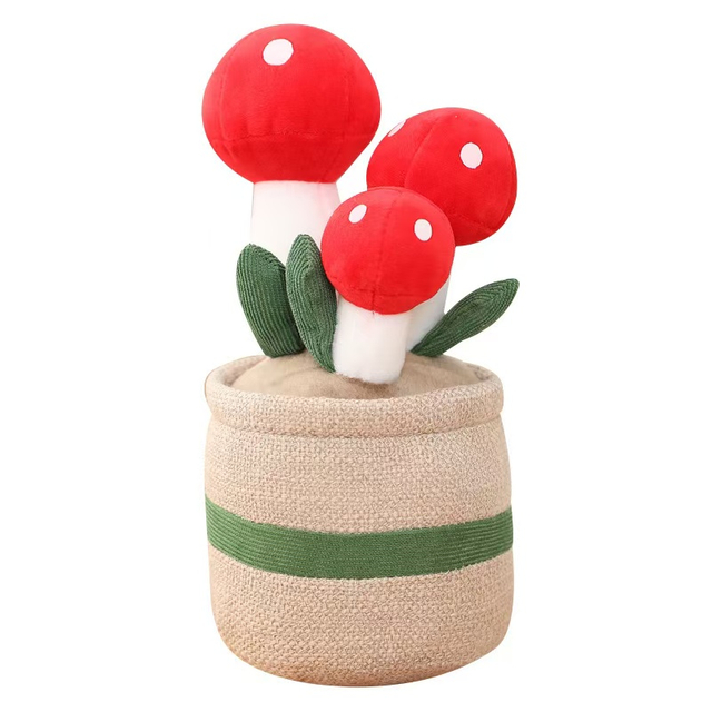 INS TABLE PLUSH gevulde tekenprent sampioen -plante speelding