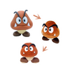 Nintendo Mushroom Super Mario Goomba ကာတွန်း OEM Plush Soft Custom Animal Toy