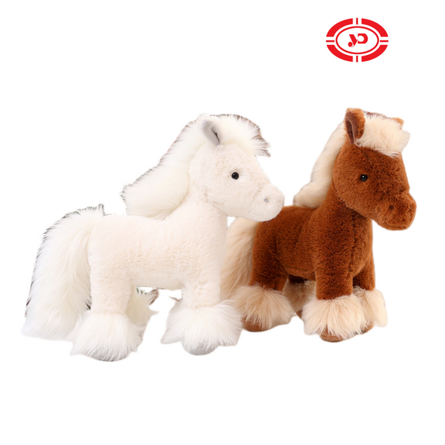 Custom Plüsch gefülltes Maskottchen simuliertes Pferdespielzeugpuppe