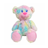 Ours en peluche doux et moelleux, Animal assis arc-en-ciel, cadeau personnalis&eacute; pour enfants, jouet ours en peluche