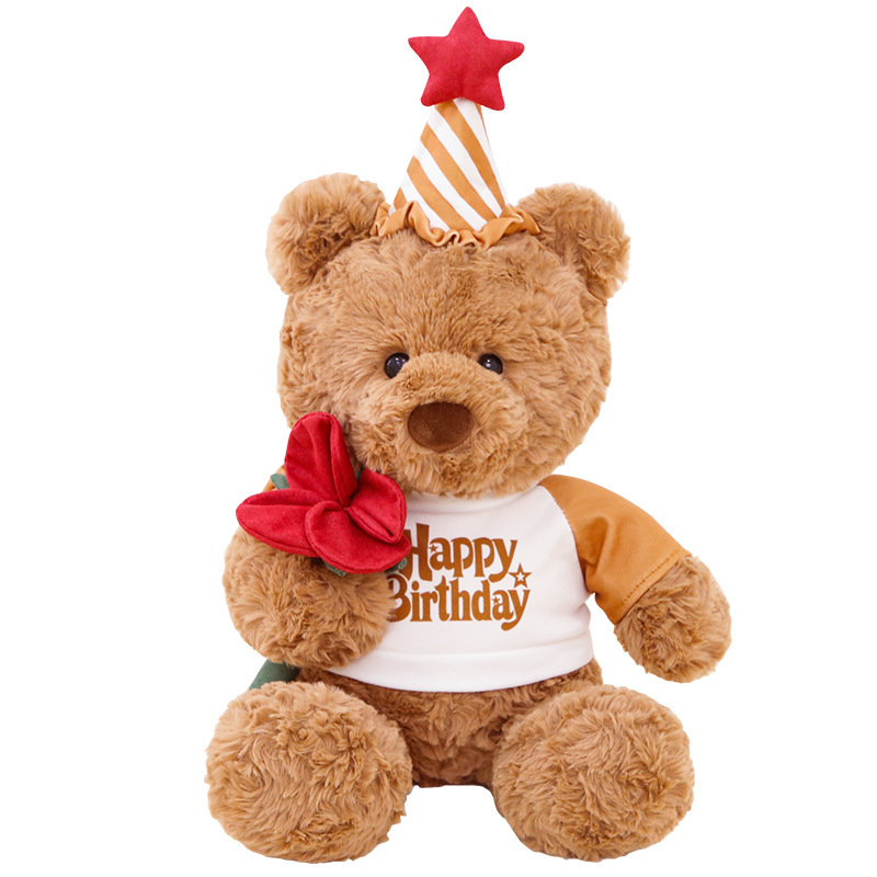 Grosir Boneka Mainan Boneka Beruang Lembut Berbulu Lembut Hadiah dengan Pakaian Khusus