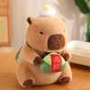 Capybara လက်ကား Plush တိရိစ္ဆာန်လက်ဆောင် Mascot နူးညံ့သောစိတ်ကြိုက်ကစားစရာများ