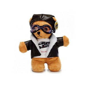 Teddys Rothenburg 귀여운 장난감 조종사 곰 의상 고글 부드러운 봉제 인형