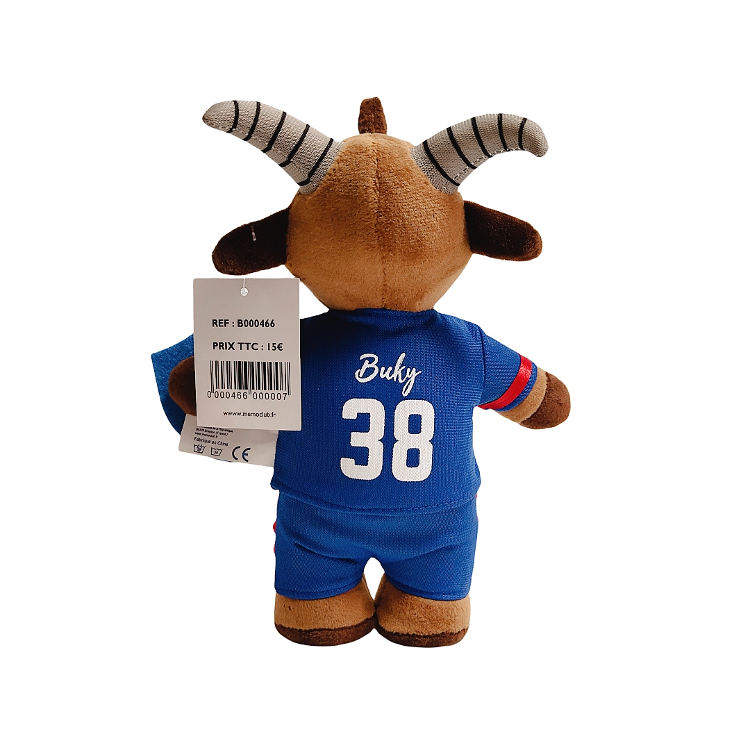 Game sportivo di peluche di capra morbido per la mascotte animale permanente per animali