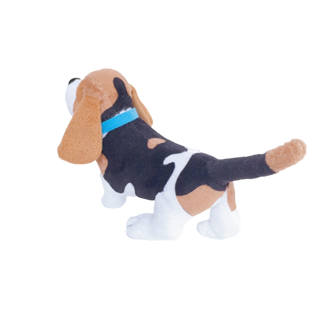 Basset Dog Hound Animal Plüss Plüss Lágy Töltött egyedi nyomtatott gyerekek játékok