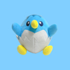 Jucărie pentru copii, cadou personalizat, moale, de pluș pentru copii pinguin, cu coajă de ou