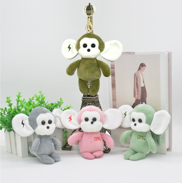 Big Ears Monkey Plush Soft Plush Animal Fabricación personalizada Toy de juguete
